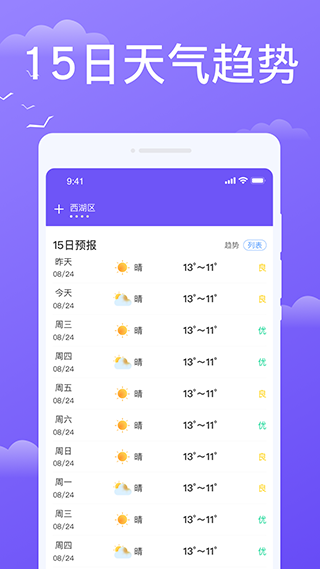 快看天气最新版本app免费下载