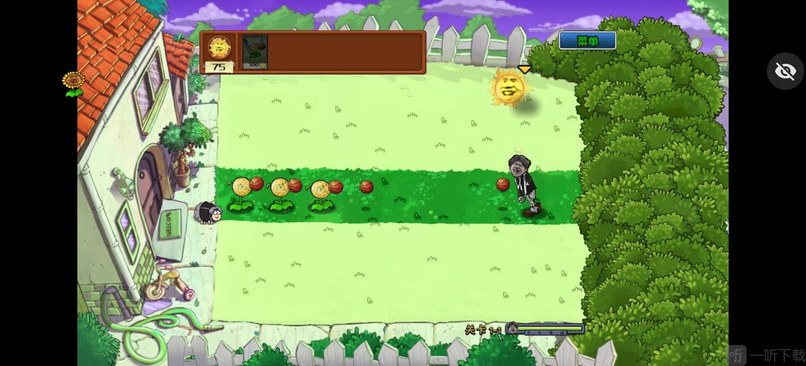 ikun大战黑子版PVZ下载安装